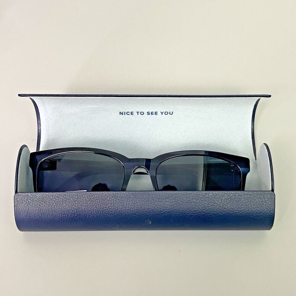 Warby Parker Barkley XW LBF 125 Sunglasses Blue Brown 59-19-150
